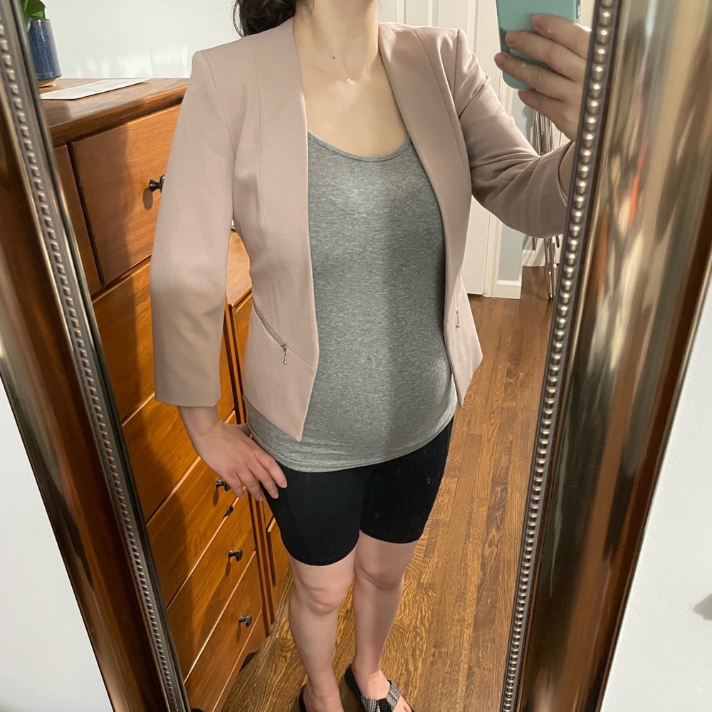 Express pale pink blazer